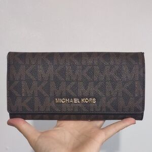Michael Kors Brown Monogram Wallet